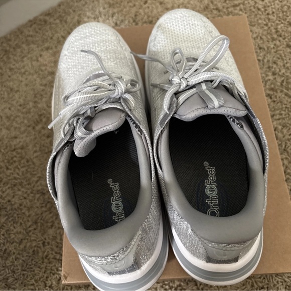 OrthoFeet Women’s Nira Light Gray Sneakers Shoes Size 10 D WIDE - Picture 6 of 10